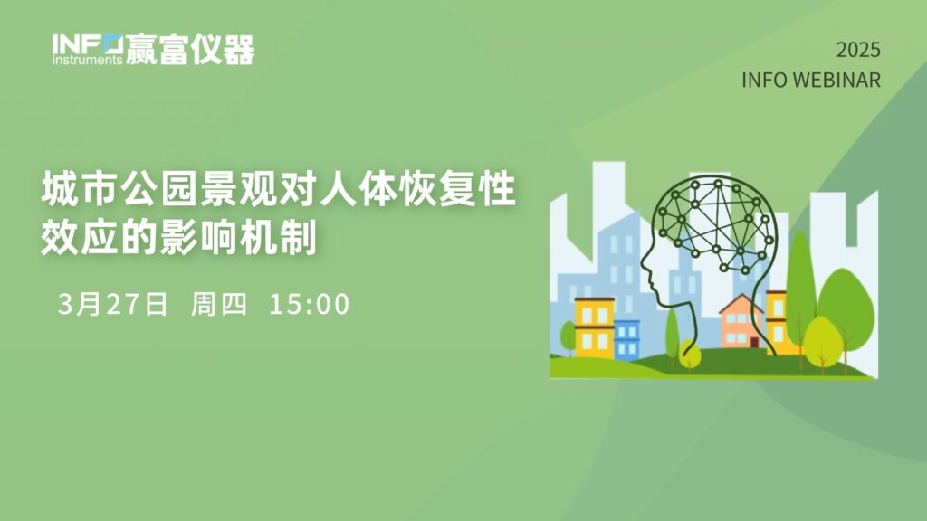 在线研讨会 | 城市公园景观对人体恢复性效应的影响机制